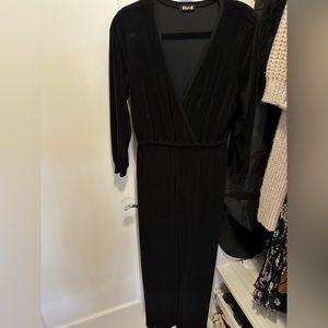 Suzi Kondi Black Velour jumpsuit